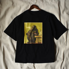 Coffee Break Chimp Oversized Tee