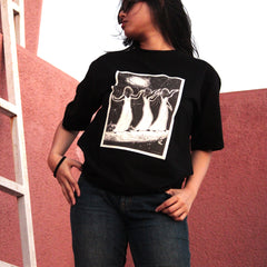 Moonlit Sisters Oversized Tee