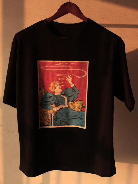 Velvet Reverie Oversized Tee